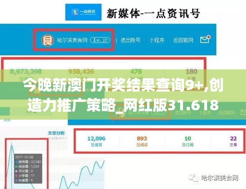 今晚新澳门开奖结果查询9+,创造力推广策略_网红版31.618
